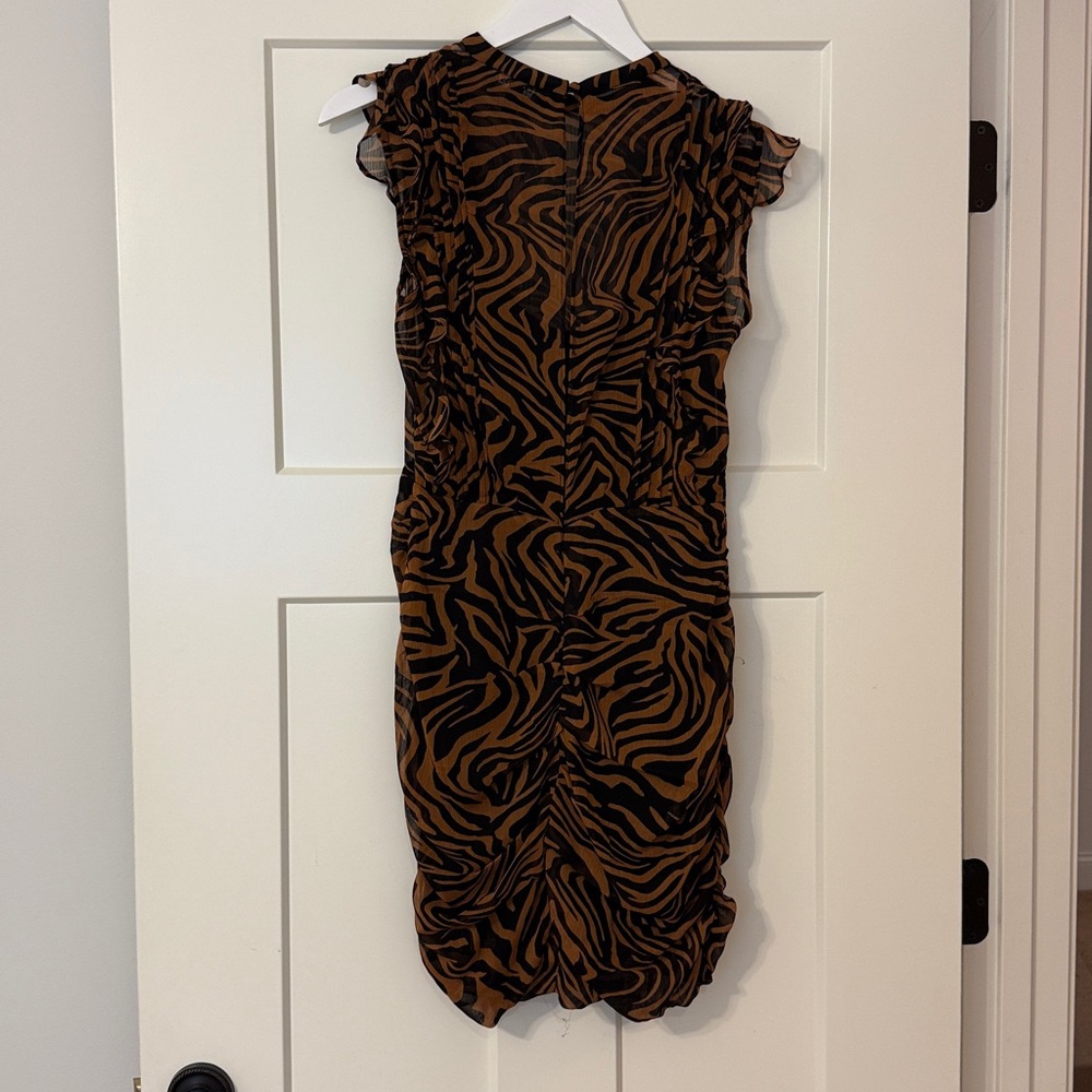 Express Brown And Black Patterned Mini Dress - image 2